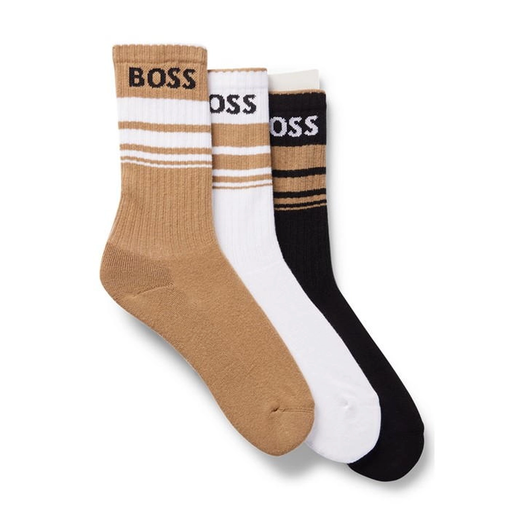 Hugo Boss 3P QS Rib Stripe CC 10259874 0 - White